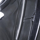 CELINE Hand Bag Leather Black Gold Auth ARZ427-22