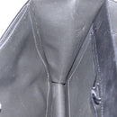 CELINE Hand Bag Leather Black Gold Auth ARZ427-23