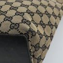 GUCCI GG Canvas Tote Bag Beige Gold 002 1099 Auth ARZ434-9