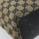 GUCCI GG Canvas Tote Bag Beige Gold 002 1099 Auth ARZ434-14