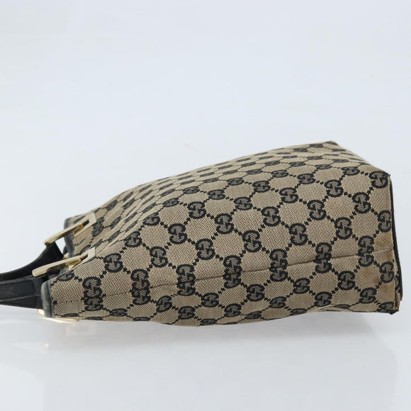 GUCCI GG Canvas Tote Bag Beige Gold 002 1099 Auth ARZ434