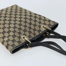GUCCI GG Canvas Tote Bag Beige Gold 002 1099 Auth ARZ434-6