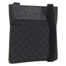 GUCCI GG Canvas Schultertasche Schwarz Silber 27639 Auth ARZ435-1