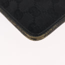 GUCCI GG Canvas Schultertasche Schwarz Silber 27639 Auth ARZ435-14