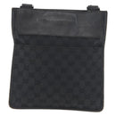 GUCCI GG Canvas Schultertasche Schwarz Silber 27639 Auth ARZ435-13