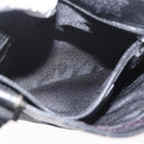 GUCCI GG Canvas Schultertasche Schwarz Silber 27639 Auth ARZ435-11