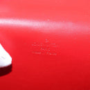 LOUIS VUITTON Monogram Vernis Spring Street Hand Bag Red M91135 LV Auth ARZ439-20
