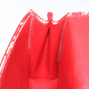 LOUIS VUITTON Monogram Vernis Spring Street Hand Bag Red M91135 LV Auth ARZ439-23