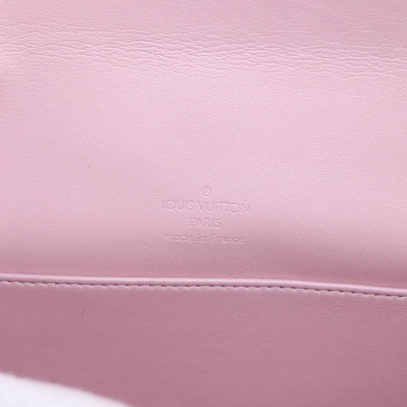 LOUIS VUITTON Vernis Thompson Street Bag Marshmallow Pink M91070 Auth ARZ440