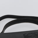 LOEWE Anagram Hand Bag Leather 2way Black Gold Auth ARZ441-14