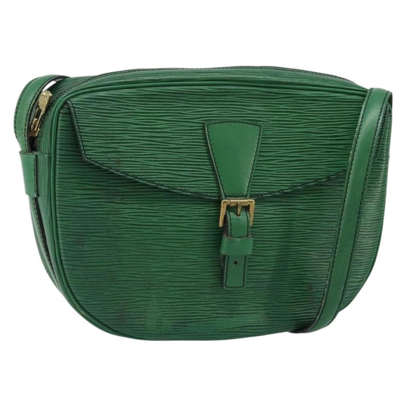LOUIS VUITTON Epi Jeune Fille MM Shoulder Bag Green M52154 LV Auth ARZ443