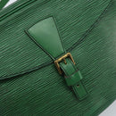 LOUIS VUITTON Epi Jeune Fille MM Shoulder Bag Green M52154 LV Auth ARZ443-14