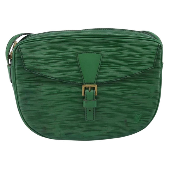 LOUIS VUITTON Epi Jeune Fille MM Shoulder Bag Green M52154 LV Auth ARZ443