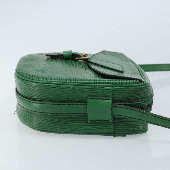 LOUIS VUITTON Epi Jeune Fille MM Shoulder Bag Green M52154 LV Auth ARZ443