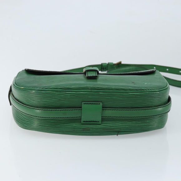 LOUIS VUITTON Epi Jeune Fille MM Shoulder Bag Green M52154 LV Auth ARZ443