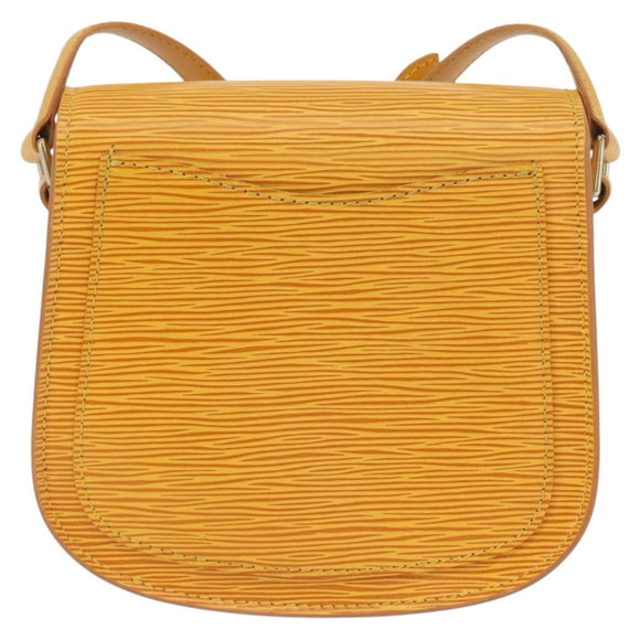 LOUIS VUITTON Epi Saint Cloud PM Schoudertas Geel M52219 LV Auth ARZ450