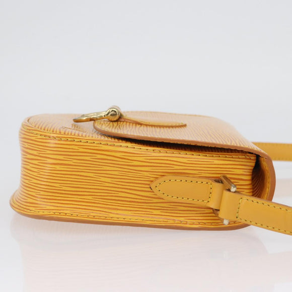 LOUIS VUITTON Epi Saint Cloud PM Schoudertas Geel M52219 LV Auth ARZ450