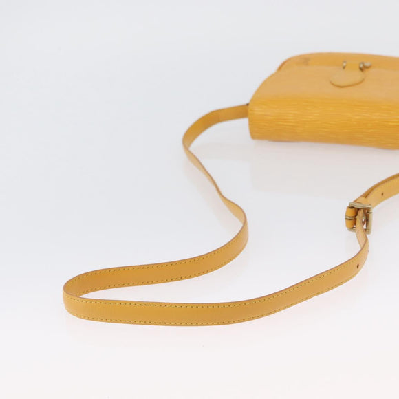 LOUIS VUITTON Epi Saint Cloud PM Schoudertas Geel M52219 LV Auth ARZ450