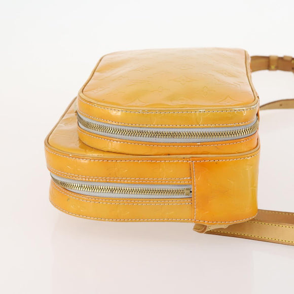 LOUIS VUITTON Monogram Vernis Marley Backpack Gris M91038 LV Auth ARZ451