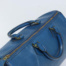 LOUIS VUITTON Epi Speedy 35 Handtasche Toledo Blue M42995 LV Auth ARZ466-6