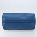 LOUIS VUITTON Epi Speedy 35 Handtasche Toledo Blue M42995 LV Auth ARZ466-5