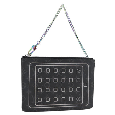 LOUIS VUITTON Monogram Eclipse Fragment iPhone Case M64449 LV Auth ARZ468M