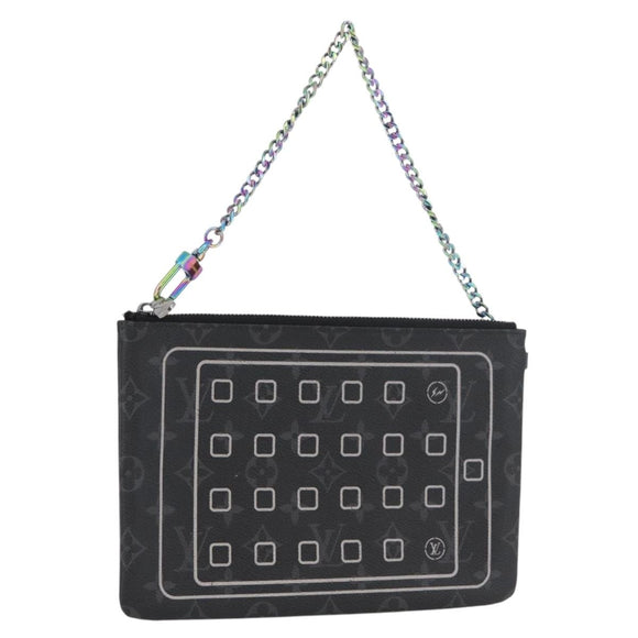 LOUIS VUITTON Monogram Eclipse Fragment iPhone Case M64449 LV Auth ARZ468M