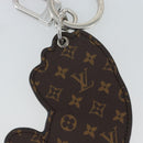 LOUIS VUITTON Monogram LV Cat Charm M01475 LV Auth ARZ470SAM-9