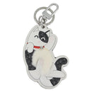 LOUIS VUITTON Monogram LV Cat Charm M01475 LV Auth ARZ470SAM-13