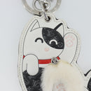 LOUIS VUITTON Monogram LV Cat Charm M01475 LV Auth ARZ470SAM-4