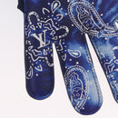 LOUIS VUITTON Monogram Bandana HIGH 5 Pouch White Blue M81410 LV Auth ARZ477SAM-2