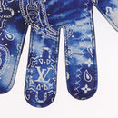 LOUIS VUITTON Monogram Bandana HIGH 5 Pouch White Blue M81410 LV Auth ARZ477SAM-3