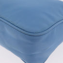 PRADA Hand Bag Nylon Light Blue Silver Auth ARZ485A-14