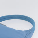 PRADA Hand Bag Nylon Light Blue Silver Auth ARZ485A-9