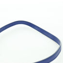 Salvatore Ferragamo Gancini Sofia Handtas Leer 2-weg Blauw Goud Auth ARZ486A-16