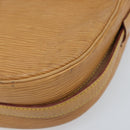 LOUIS VUITTON Epi Jeune Fille MM Shoulder Bag Beige M52156 LV Auth ARZ487-14