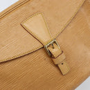 LOUIS VUITTON Epi Jeune Fille MM Shoulder Bag Beige M52156 LV Auth ARZ487-18