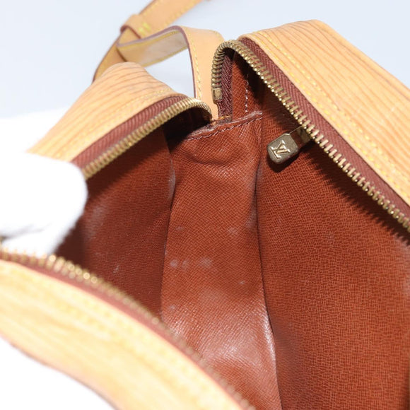 LOUIS VUITTON Epi Jeune Fille MM Shoulder Bag Beige M52156 LV Auth ARZ487