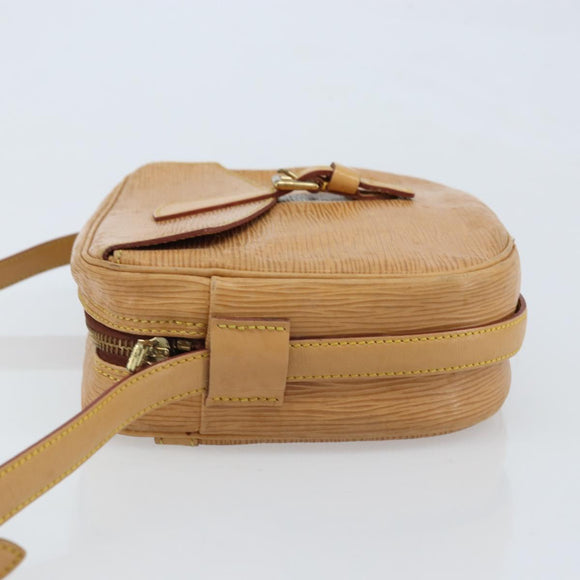 LOUIS VUITTON Epi Jeune Fille MM Shoulder Bag Beige M52156 LV Auth ARZ487