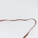 MCM Vicetos Logogram Hand Bag PVC Leather 2way Brown Gold Auth ARZ491-10