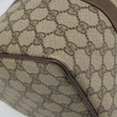 GUCCI GG Supreme Web Sherry Line Boston Bag PVC Beige Gold 40 02 007 Auth ARZ492-14