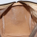 GUCCI GG Supreme Web Sherry Line Boston Bag PVC Beige Gold 40 02 007 Auth ARZ492-21