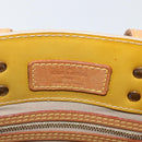 LOUIS VUITTON Monogram Vernis Reade PM Hand Bag Beige M91144 LV Auth ARZ496-17