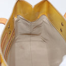 LOUIS VUITTON Monogram Vernis Reade PM Hand Bag Beige M91144 LV Auth ARZ496-18