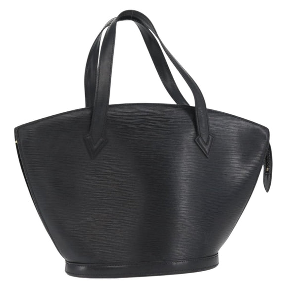 LOUIS VUITTON Epi Saint Jacques Hand Bag Black M52272 LV Auth ARZ500