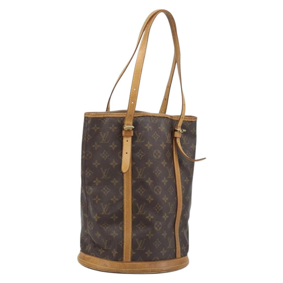 LOUIS VUITTON Monogram Bucket GM Shoulder Bag M42236 LV Auth ARZ501