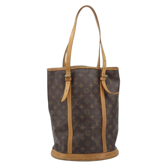 LOUIS VUITTON Monogram Bucket GM Shoulder Bag M42236 LV Auth ARZ501