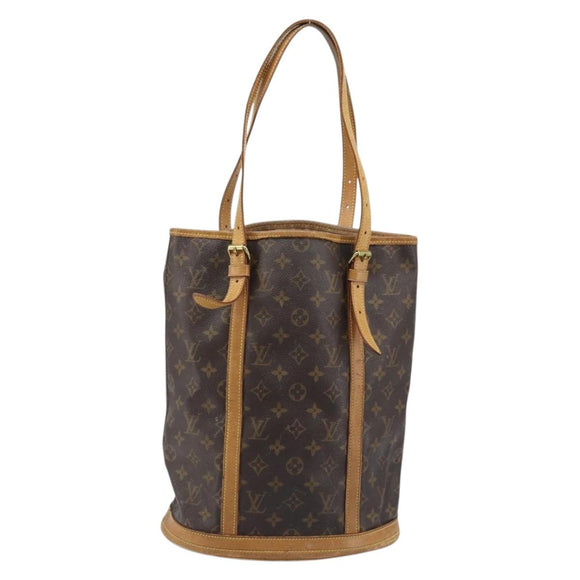 LOUIS VUITTON Monogram Bucket GM Shoulder Bag M42236 LV Auth ARZ501