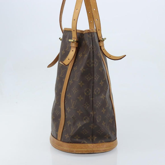 LOUIS VUITTON Monogram Bucket GM Shoulder Bag M42236 LV Auth ARZ501