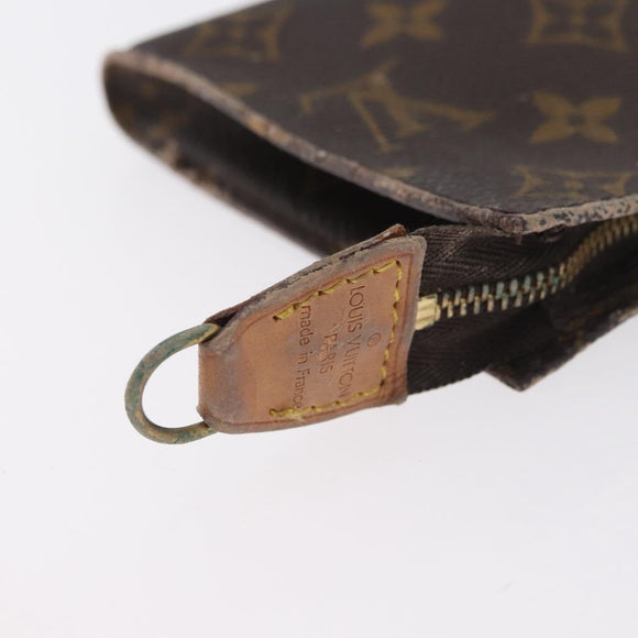 LOUIS VUITTON Monogram Bucket GM Accessory Pouch LV Auth ARZ502